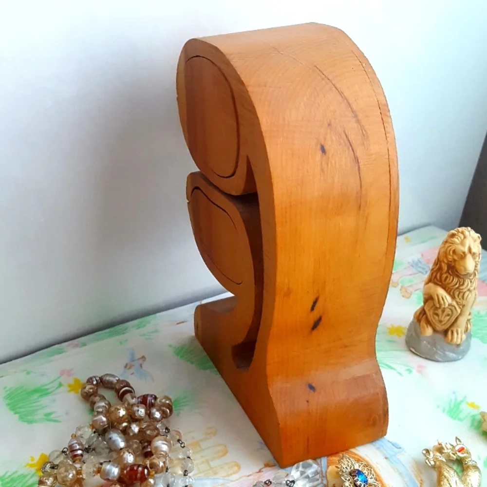 Wooden Trinket Jewelry Box